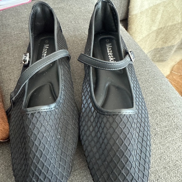 Mesh woven ballerina flats black size 37 - Picture 2 of 3